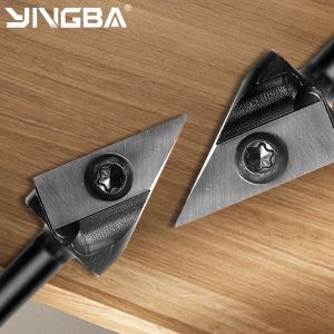 3D V Knife Wood Trim Router Bit For Planing Slabs Helical Spiral Cutter Head