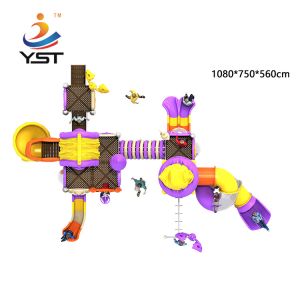 Amusement LLDPE Kids Playground Slide Antistatic Kids Backyard Slide