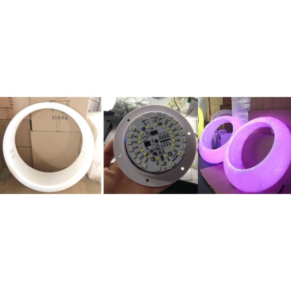 Event Decor Glowing Plastic Led Patio Swing Light Outdoor Furniture