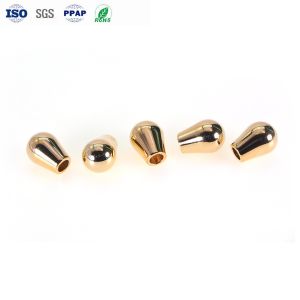 Precision CNC Stainless Steel Parts ±0.01mm Tolerance PVD Golden