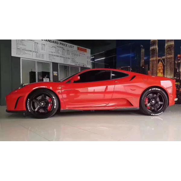 For Ferrari F430 Body Kit F430 Upgraded HAMANN Style Front Shovel Diffuser Spoiler Side Skirt F430 Carbon Fiber Body Kit