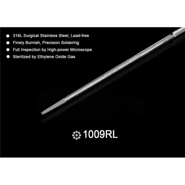 Buy 316 L Surgical Stainless Steel Long Taper Sterile Professional Tattoo Needle Tight Round Liner Needles Sharpness at wholesale prices