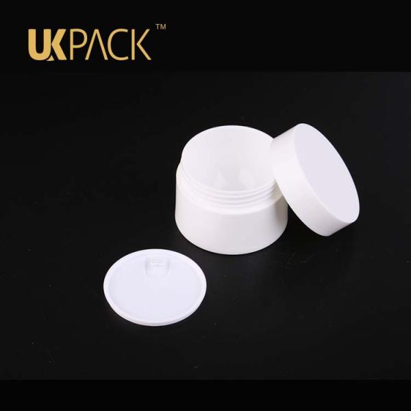 UKPACK Hot selling fashionable PP 15ml/ 30ml white acrylic cream jar