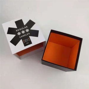 Custom Candle Jar with Lid and Gift Box Packaging Boxes in CMYK/PANTONE Printing