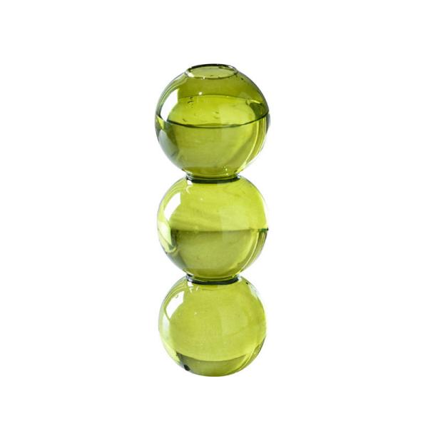 Buy Logo Printing Decorative Laminated Ball Glass Vases at wholesale prices
