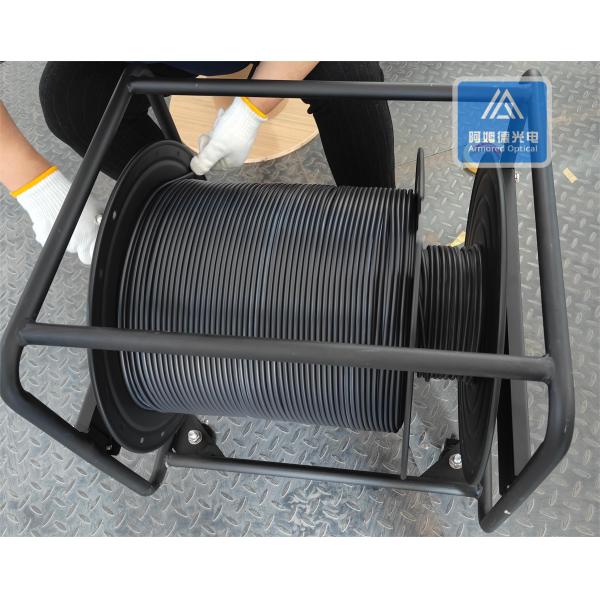 4 Core Tactical Armored Patch Cable Pro Beam Military Cable Jumper 5.0mm Black TPU Jacket