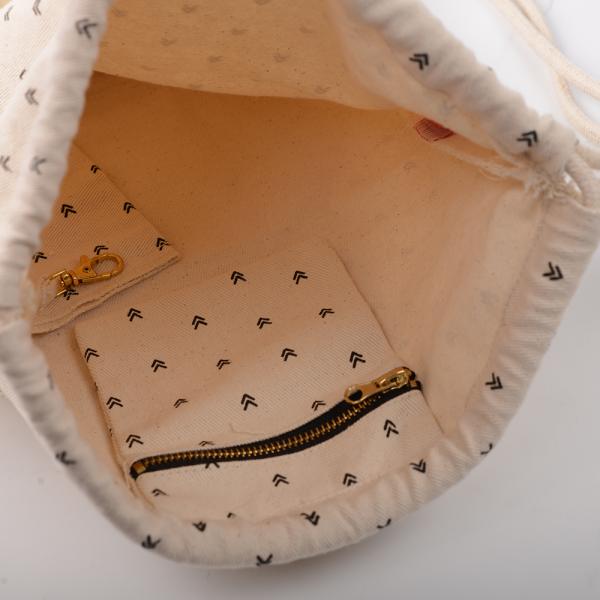 Customized Organic Cotton Mesh Drawstring Bags BSCI SEDEX Pillar 4 Audit