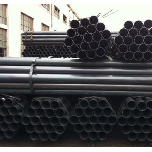 China erw black mild welded steel pipe on sale