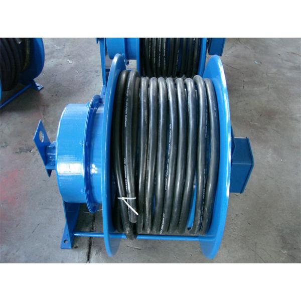 Buy Grounding Retractable Wire Rope Reel , Commercial Hose Reel Heavy Duty at wholesale prices