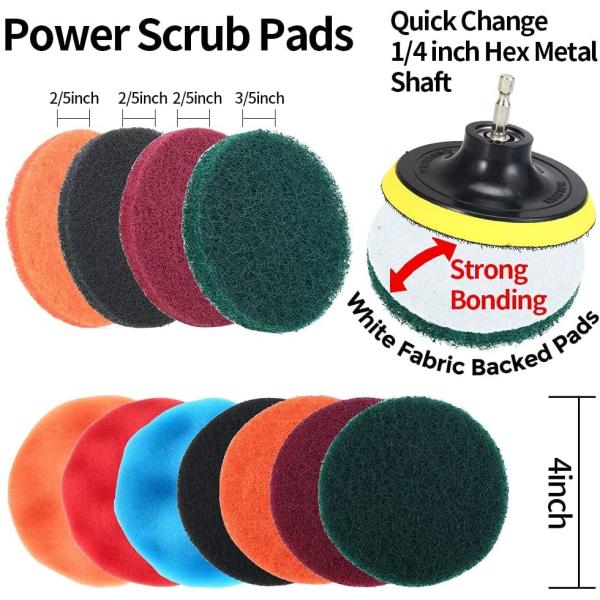 Buy PP Filament Electric Scrubbing Brush 24 Pieces Suitable For Tiles Floor Joint at wholesale prices