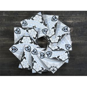 Blue 20x20cm Ceramic Rustic Tile for Indoor Floor