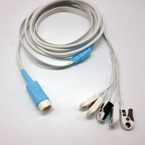 12 Pin Round Connector PH HP Disposable ECG Cables