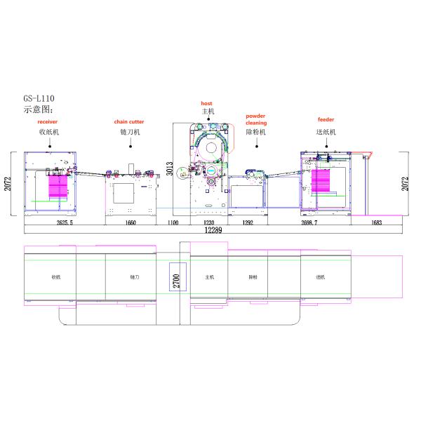 Film lamination machine in workshop