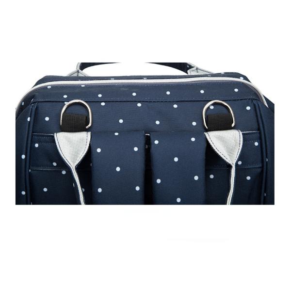 Factory Hot Sell Diaper Bag Large Capacity Mommy Maternity Nappy Backpack with USB Stroller Hooks for Baby Car