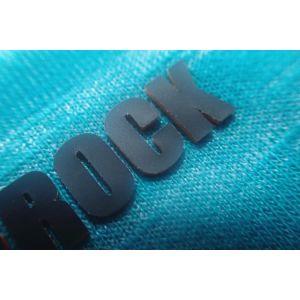 3D Silicone Badge Heat Transfer Garment Labels Environmentally Friendly