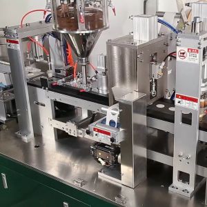 Coffee Capsules Filling Packing Machine Use For Plastic Nespresso K-cup Capsules