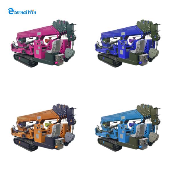 3 Ton Lifting Capacity Spider Crawler Crane In Green For Heavy Lifting With High Quality