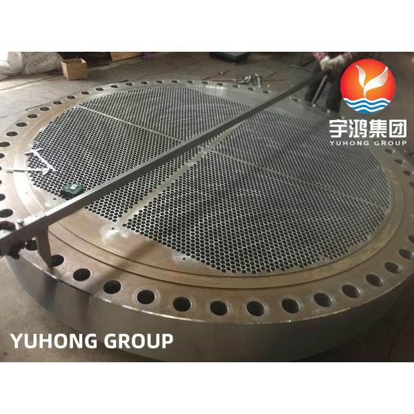 Buy Stainless Steel Heat Exchanger Tubesheet Baffle Plate A182/ F316/F316L AS PER Drawing Forgecd Tube Sheet at wholesale prices
