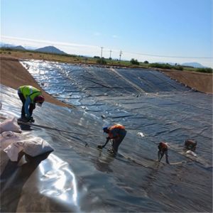 Anti Seepage HDPE Geo Membrane High Density Polyethylene Film For Artificial