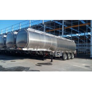 Stainless Steel Diesel Fuel Tank Trailer