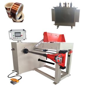 China Automatic Oil Type Transformer Coil Winding Machine Making Wire Coil on sale