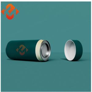Custom Paper Composite Cans Round Food Grade Paper Composite Containers