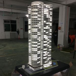 High quality Architectural scale building model with 50% internal lighting