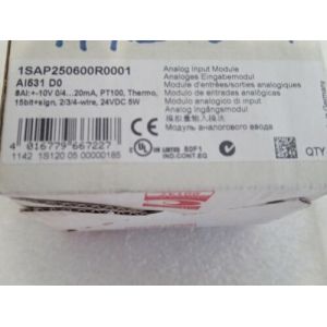 1SAP250600R0001 AI531D0 Brand New and Original , Weight:0.128 kg,Length:62 mm.