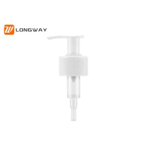 Lightweight Plastic Lotion Pump Top With Custom Logo Printed SGS Approval