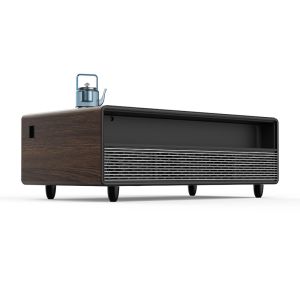 Installation Freestanding Dual-Zone Coffee Table with Cooling Drawers and Wine