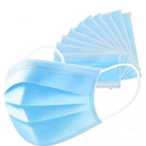 Quality 50pcs Nonwoven 3 Ply Earloop Disposable Medical Face Mask for sale