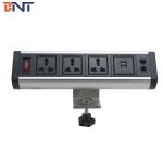 multifunction clamp on tabletop power module with usb charger for conference