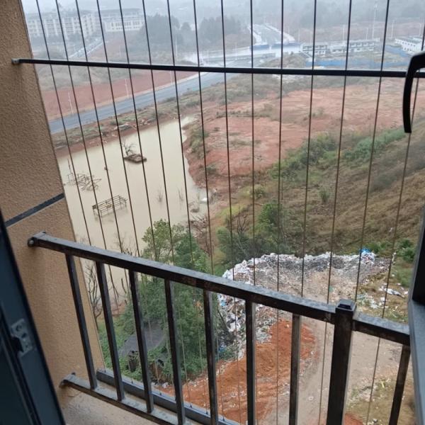 Buy Customizable Balcony Safety Grill 316 Grade Steel Wire Structure at wholesale prices