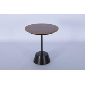 Solid Wood Creative Round Side Table Balcony Small Coffee Table