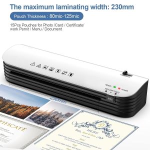 Customized Colorful 3 in 1 Thermal Laminator with Corner Rounder and Paper