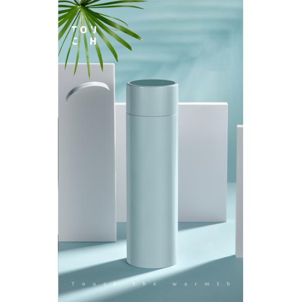 500ML Custom Smart SS304 Stainless Steel double insulated Vacuum thermo Water Bottle With LED Temperature Display