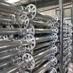 Customized Aluminum Ringlock Standard Ledger Diagonal Brace Scaffolding Parts