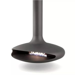 China Indoor Heaters Roof Mounted Hanging Bioethanol Suspended Smokeless Fireplace on sale