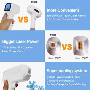 Body 808nm Diode Laser Hair Removal Machine Painless