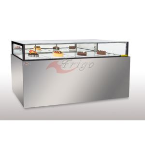 Quality 1 To 6 Degree Food Display Showcase Ventlation Cooling Bottom Storage for sale