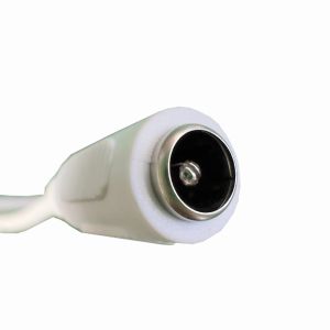 Power Signal Cable Assembly RJ45 Female Core Welded Black Rubber Core FlatNeedle