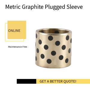 Copper Manganese Bronze Bushing With Graphite Plugs