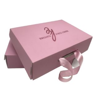 Quality Custom Printed Kraft Recycled Cardboard Mailers Apparel Clothing Packaging Box for sale