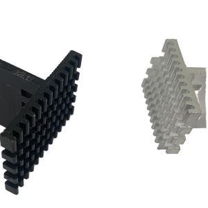 ODM OEM Aluminum Alloy Heat Sink for LED Light Heavy Duty Usage Punching Process