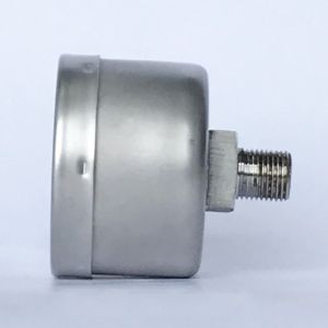 75 Psi Back Mount Manometer 6 Bar Pressure Gauge 40mm Dial Stainless Steel Case