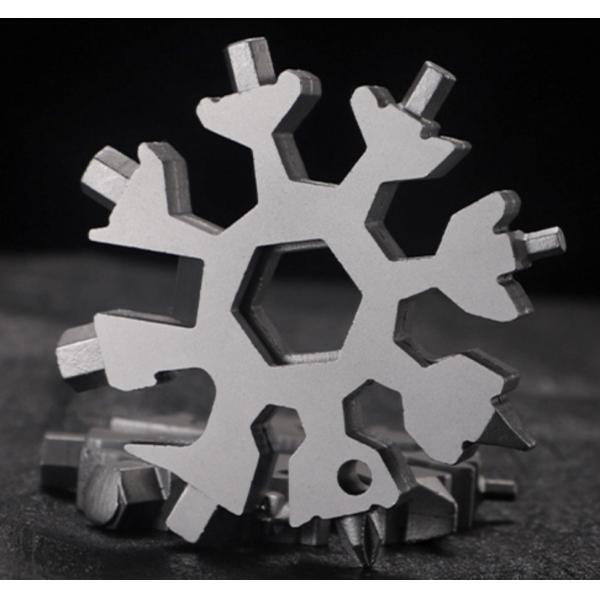 60*60*6MM Multi-purpose Stainless Steel EDC Tool Card Sandblasting Metal Bottle Opener Customized Design