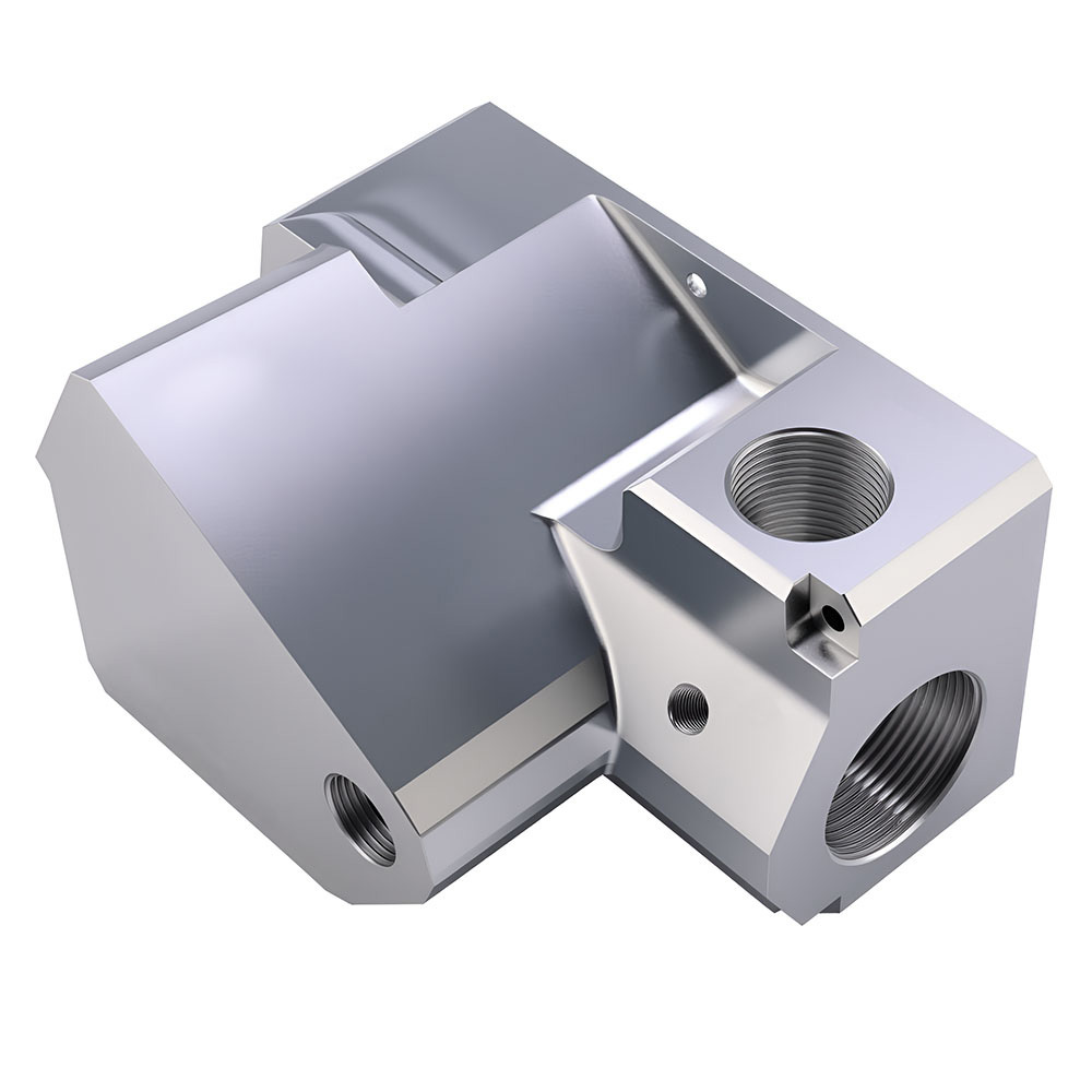 Quality High Precision CNC Machined Hydraulic Manifold Block with ISO 9001:2015 Certification and 100% Hydraulic Function Testing for sale