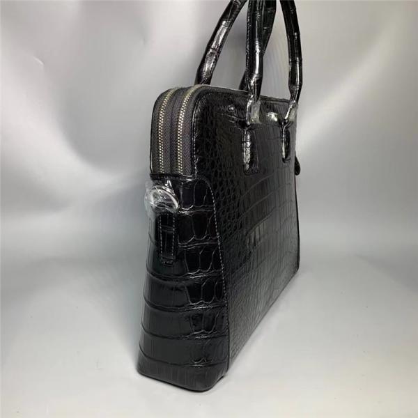 Authentic Real Crocodile Skin Top Businessmen Briefcase Bag Genuine Alligator Leather Male Large Top-handle Handbag