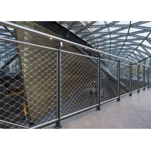 Ss316 60mm Hole Mesh Balustrade Panels 720mm Height