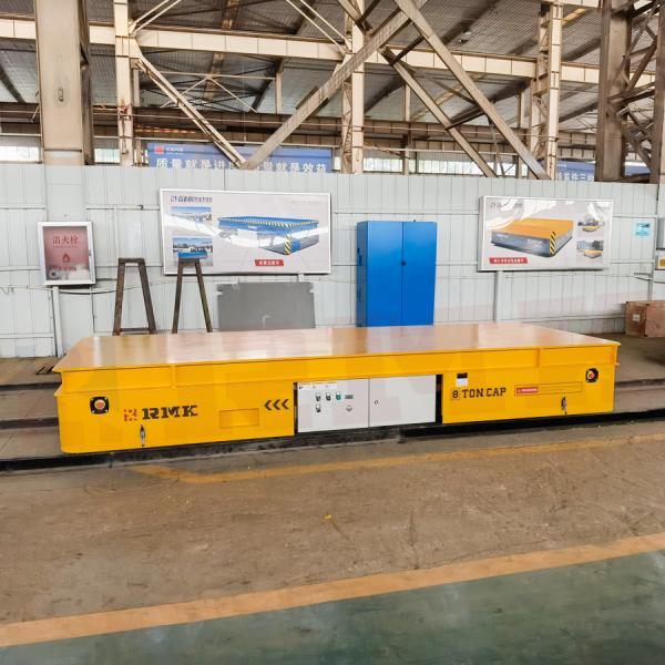 PLC Battery Operated Transfer Trolley 10T Steel Rebar Transfer Cart